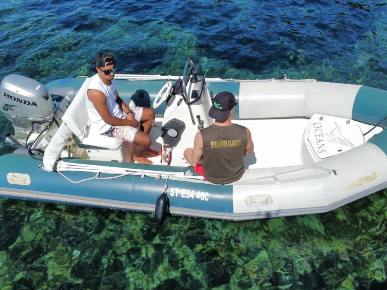 Bareboat Rental RIB Bombard with a boat licence