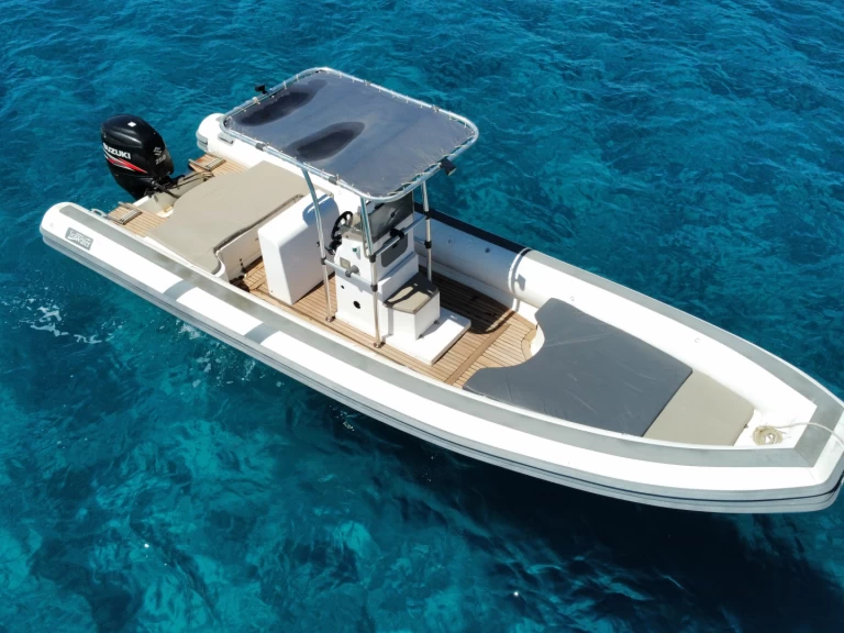 RIB rental with or without captain Sea Water Arbatax Port