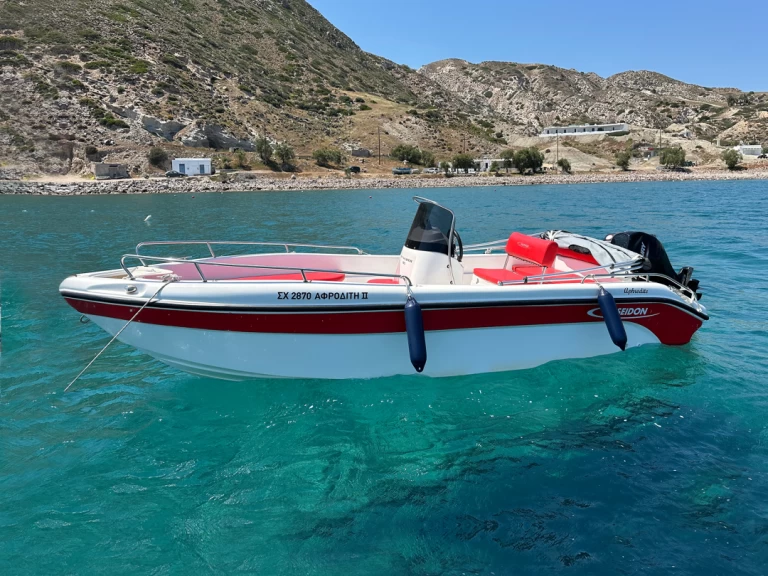 Rent a Poseidon BLU WATER 185 Agía Kiriakí