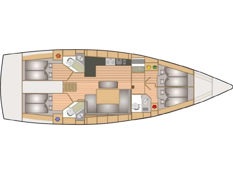 Yacht charter Barcelona cheap Cruiser 46