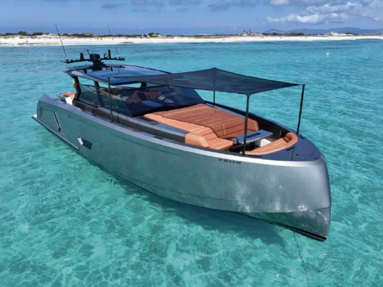 Vanquish VQ 58 charter bareboat or captained in  Marina Ibiza