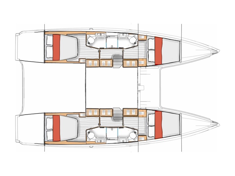 Bareboat Rental Catamaran Excess with a boat licence