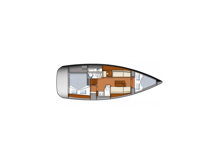 Sailboat rental with or without captain Jeanneau Split