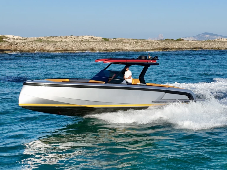 Vanquish VQ40 - NO TOMORROW charter bareboat or captained in  Ibiza Town