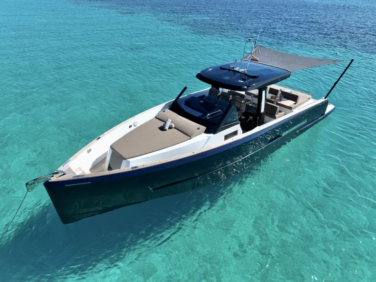 Motorboat rental with or without captain FJORD F44 Ibiza Town