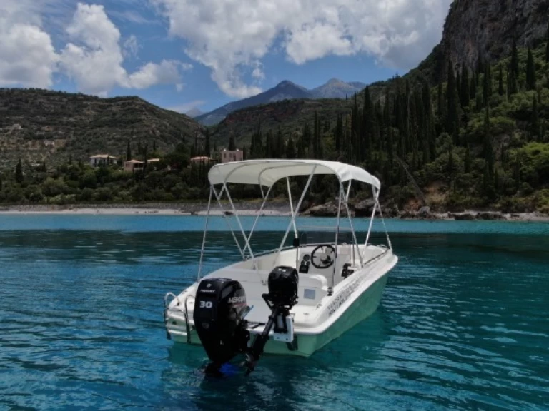 Assos 510 charter bareboat or captained in  Kardamyli