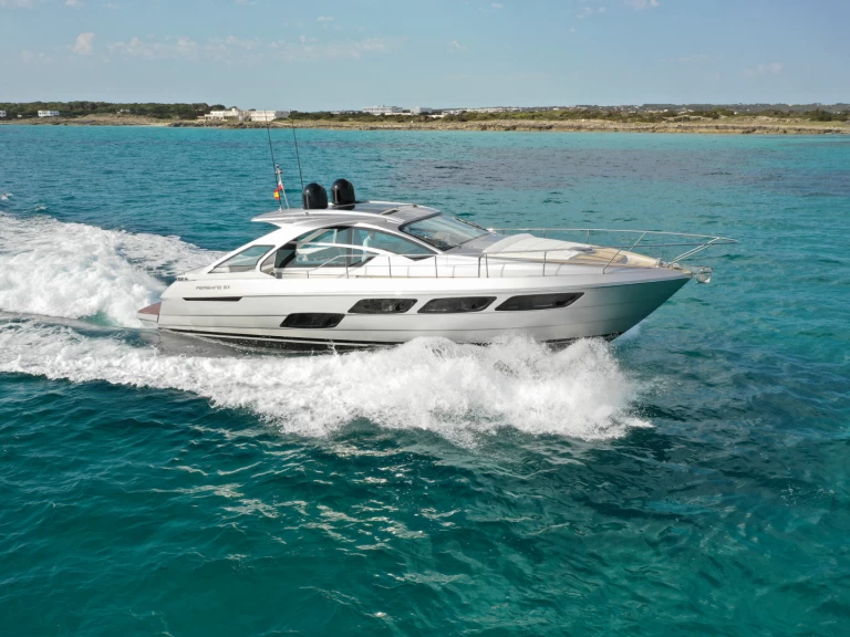 Bareboat Rental Motorboat PERSHING 5X with a boat licence