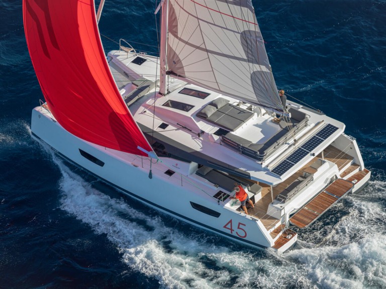 Catamaran rental with or without captain Fountaine Pajot Le Marin