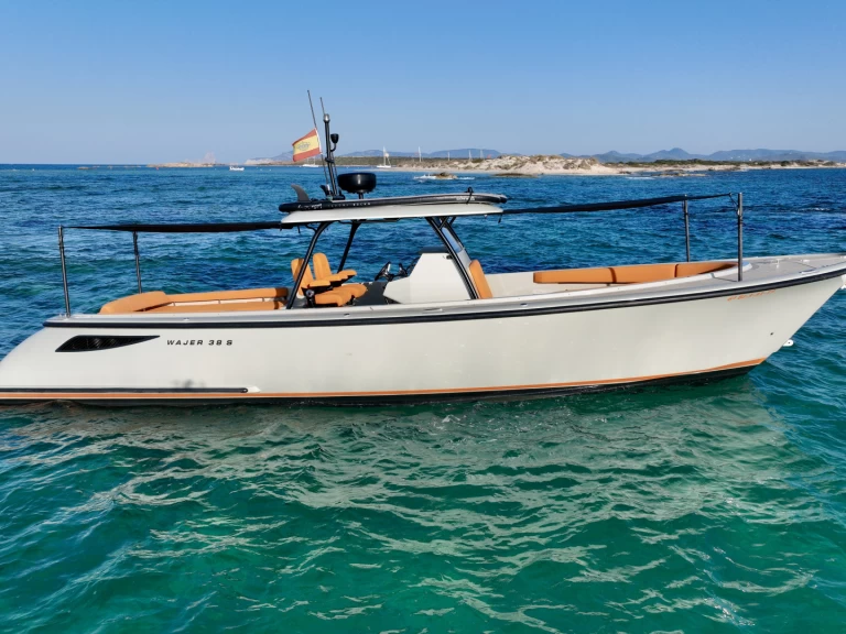 Motorboat rental with or without captain WAJER 38S Ibiza Town