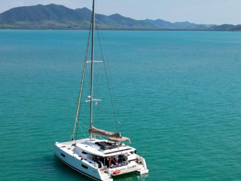 Fountaine Pajot Saona 47 charter bareboat or captained in  Phuket (City)