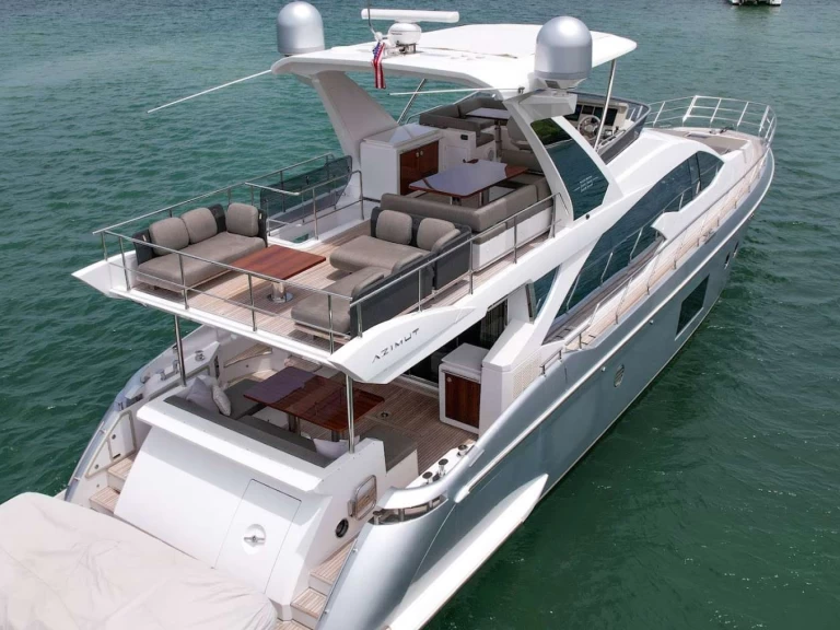 Azimut The One charter bareboat or captained in  Miami