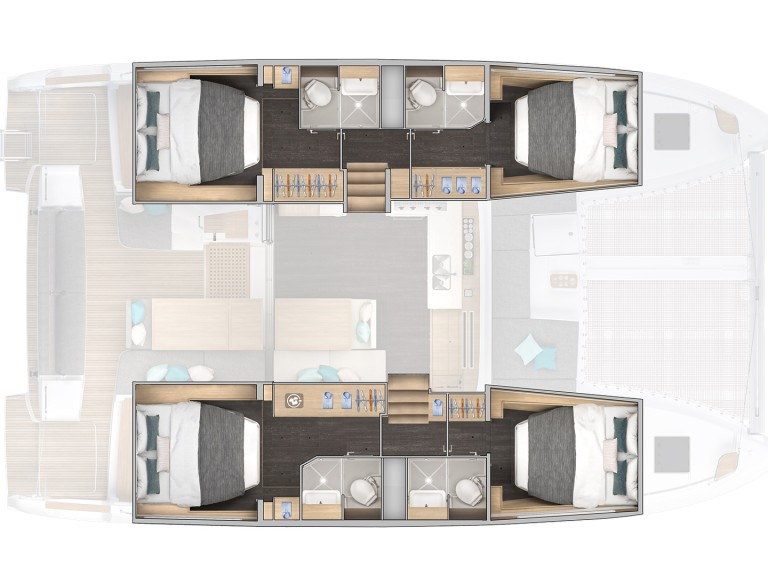 Catamaran rental in Sant Antoni de Portmany - Lagoon Lagoon 43