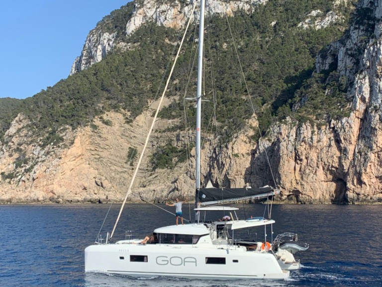 Lagoon Lagoon 42 charter bareboat or captained in  Sant Antoni de Portmany