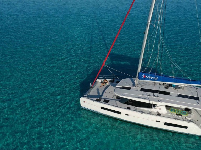 Bareboat Rental Catamaran Leopard with a boat licence