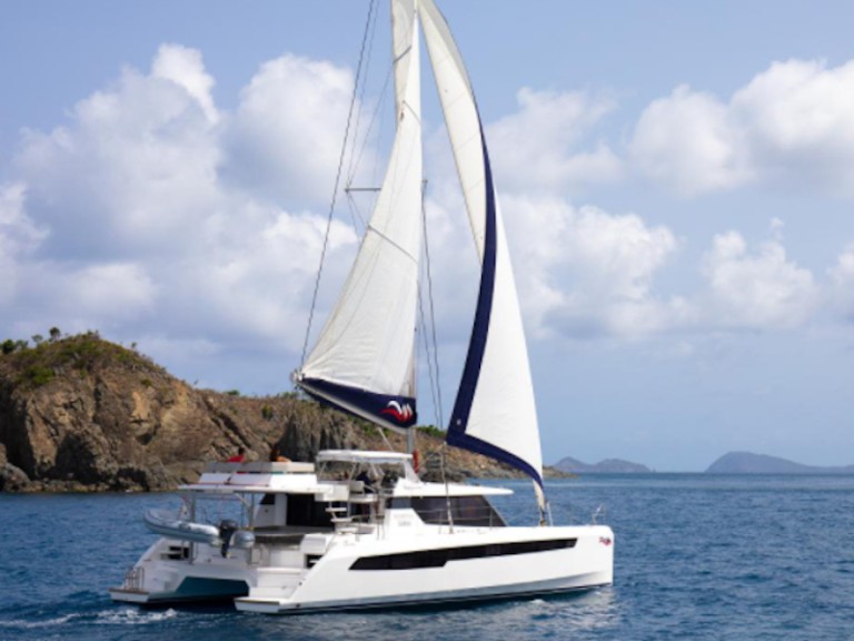 Bareboat Rental Catamaran Leopard with a boat licence