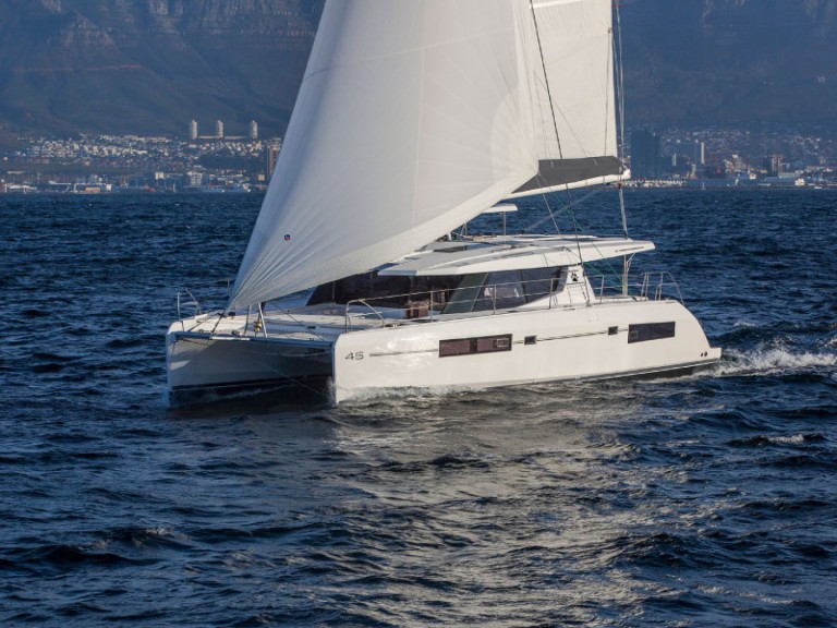 Bareboat Rental Catamaran Leopard with a boat licence
