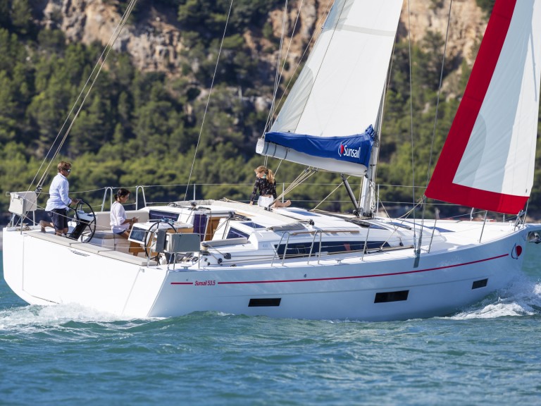 Dufour Sunsail 53.5 charter bareboat or captained in  Marina (City)
