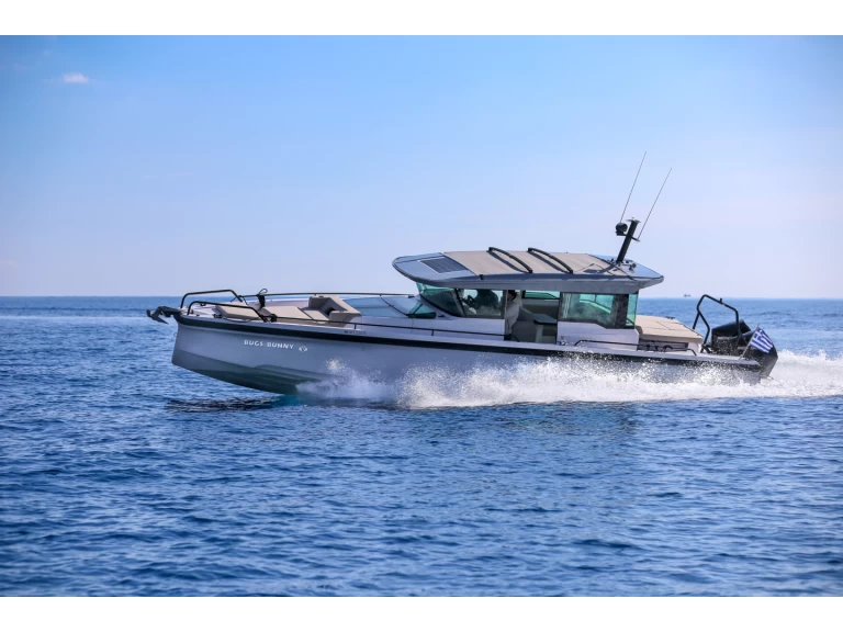 Axopar Axopar 37 XC Cross Cabin (2 cabins) charter bareboat or captained in  Anavyssos
