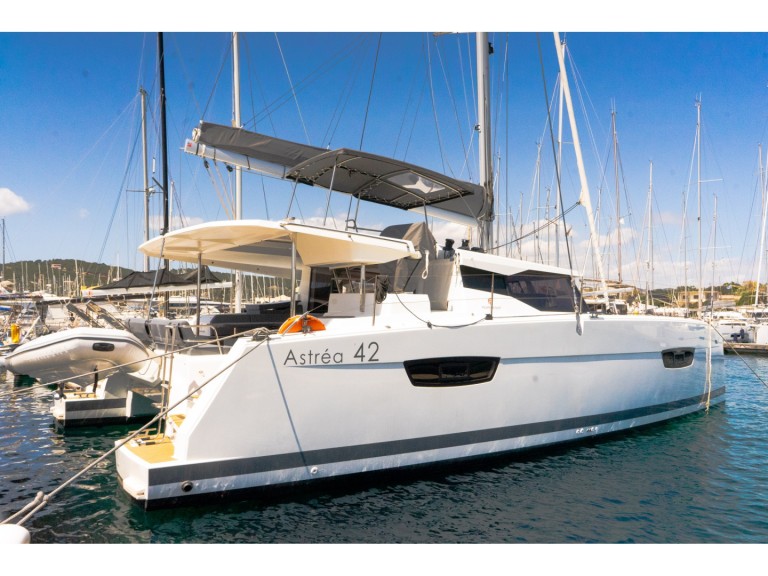Fountaine Pajot Astrea 42 charter bareboat or captained in  Porto Cheli
