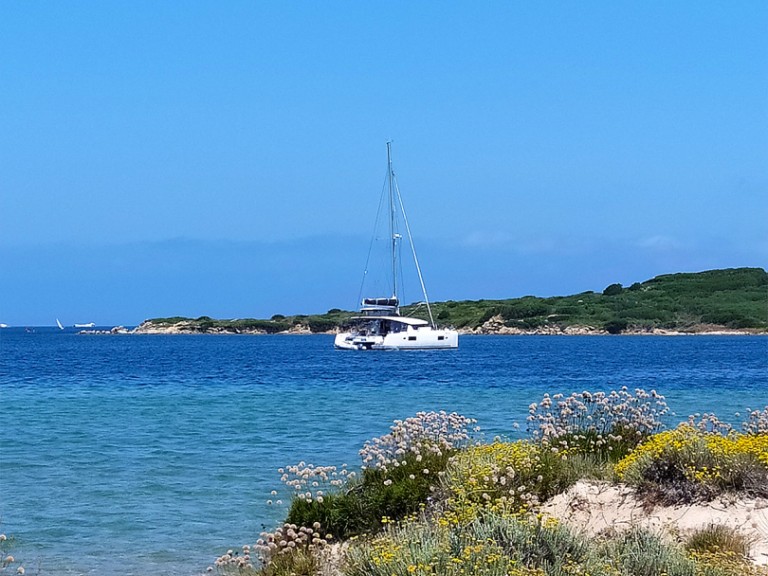 Yacht charter Porto Pollo cheap Lagoon 450 F