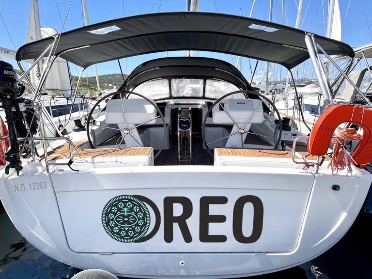 Hanse Hanse 458 charter bareboat or captained in  Lávrio