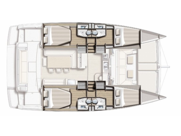 Boat rental Bali Catamarans Bali 4.1 in Primošten on Samboat