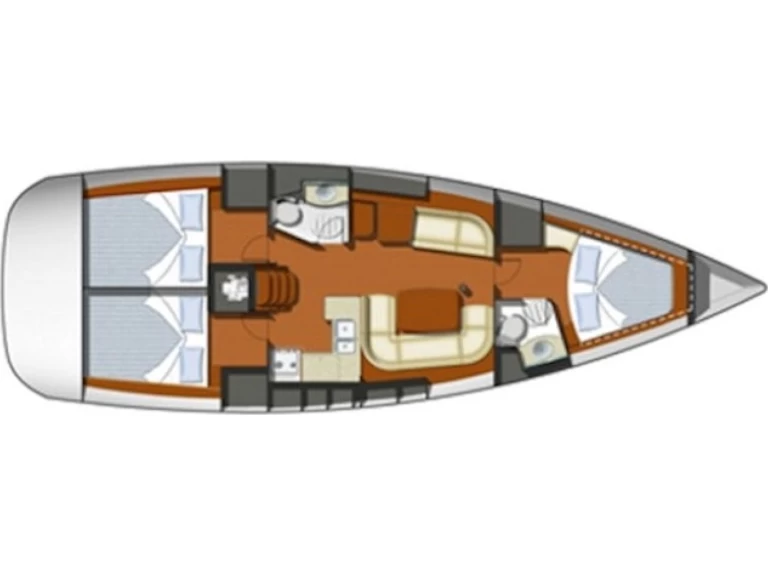 Jeanneau Sun Odyssey 42i charter bareboat or captained in  Préveza