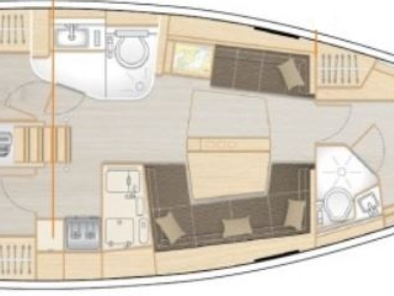 Sailboat rental in Lávrio - Hanse Hanse 418