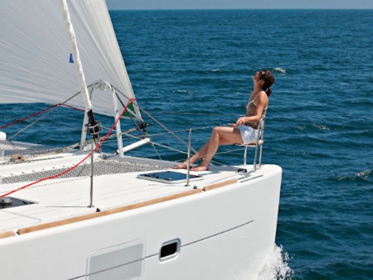 Catamaran rental with or without captain Lagoon Vlychada