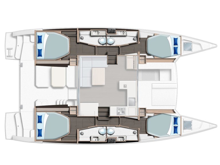 Leopard Leopard 42 charter bareboat or captained in  Procida