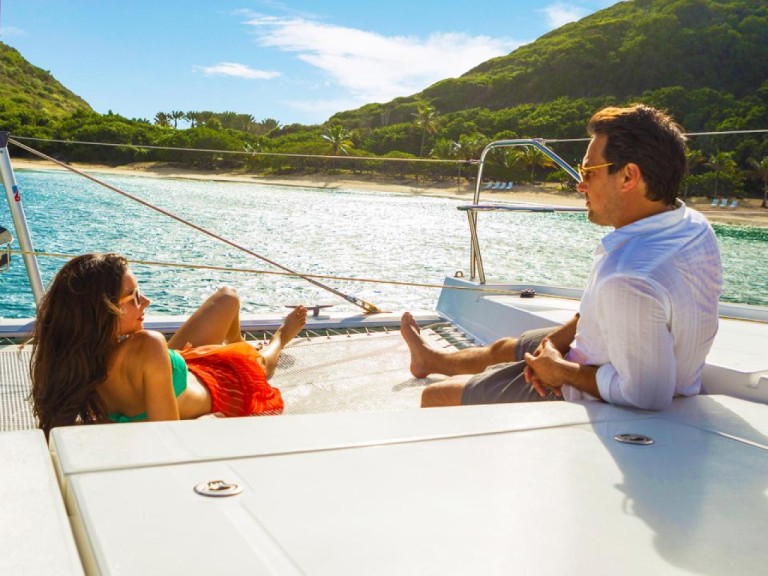 Bareboat Rental Catamaran Leopard with a boat licence