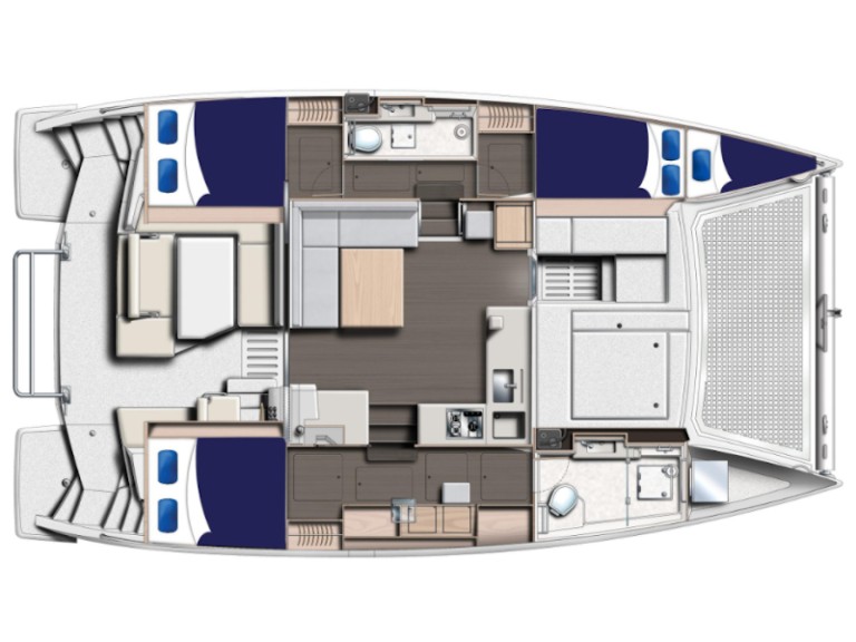 Leopard Leopard 40 charter bareboat or captained in  Eden Island