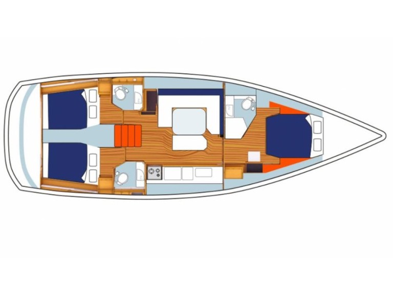 Sailboat rental with or without captain Jeanneau Dubrovnik