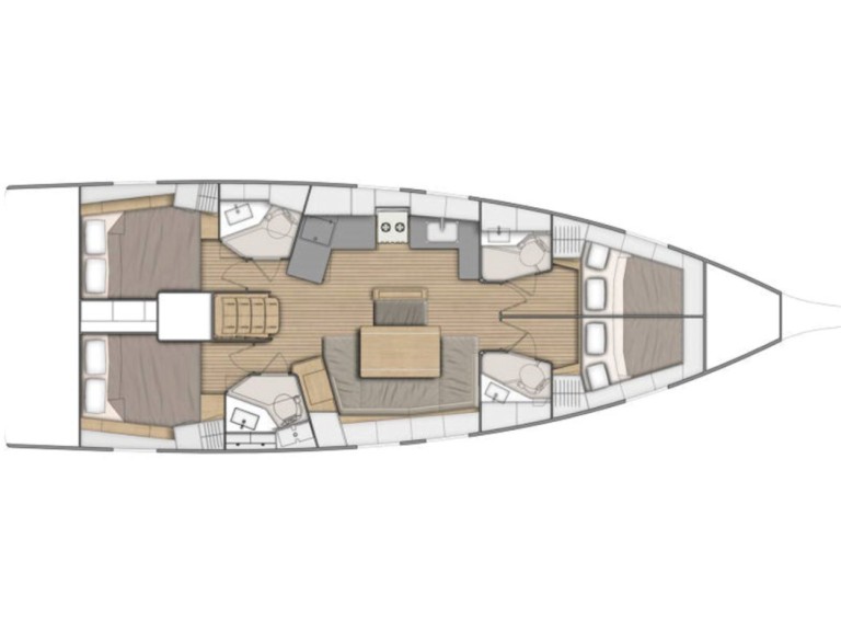 Sailboat rental in Gouvia - Bénéteau Oceanis 46