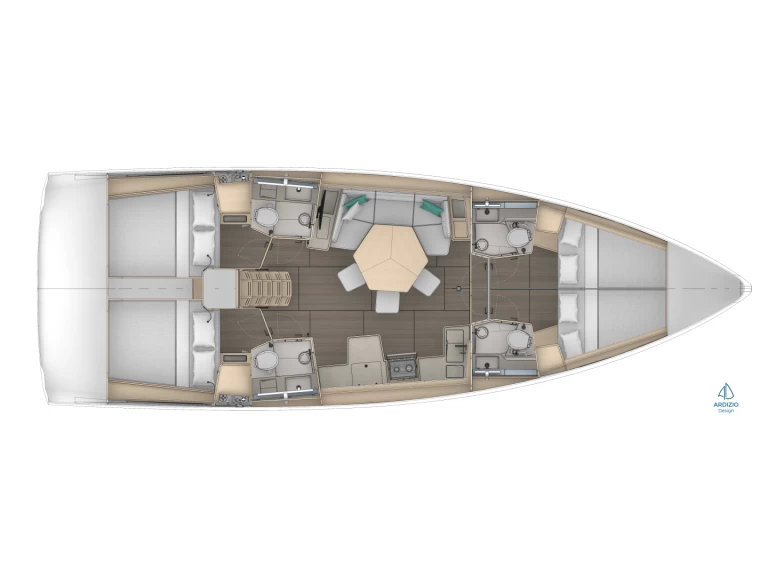 Sailboat rental with or without captain Dufour Piraeus