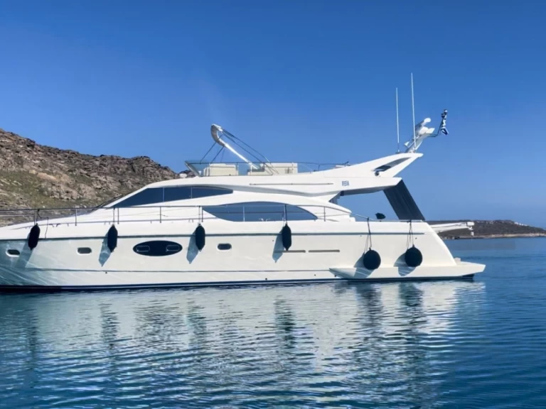Ferretti Ferretti 53 charter bareboat or captained in  Tourlos