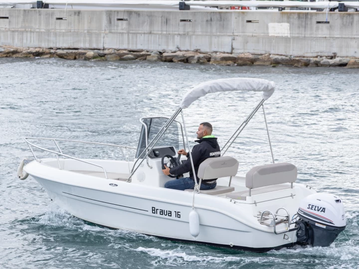 Mingolla Brava 16 charter bareboat or captained in  Badalona