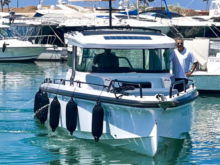 Yacht charter Anavyssos cheap Axopar 37 XC Cross Cabin (1 cabin)