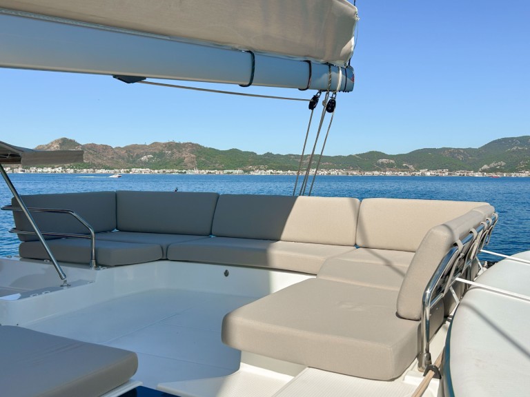 Bareboat Rental Catamaran Fountaine Pajot with a boat licence