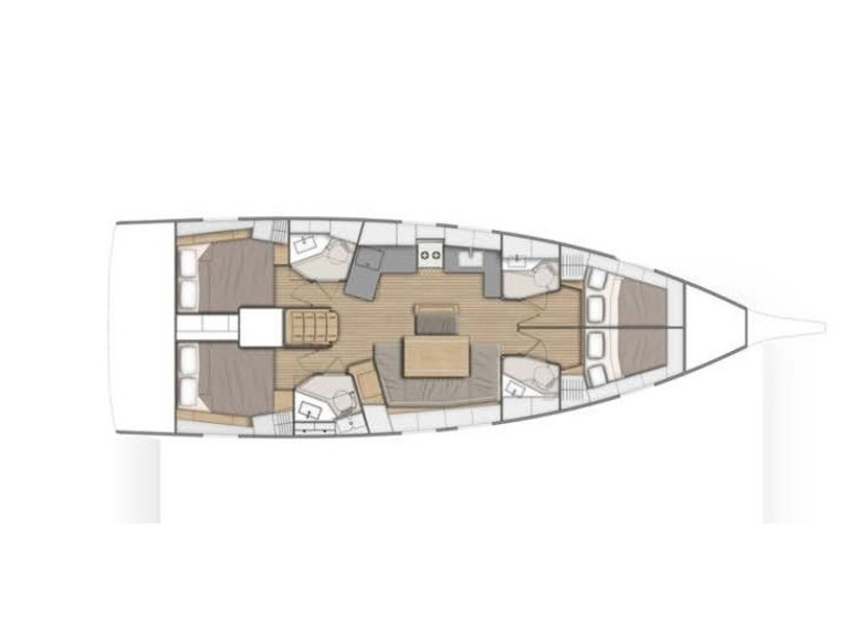 Sailboat for rent Préveza at the best price