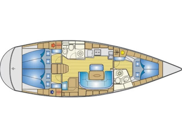 Sailboat for rent Castiglioncello at the best price