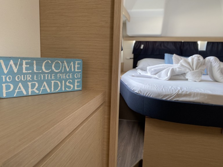 Bareboat Rental Catamaran Fountaine Pajot with a boat licence