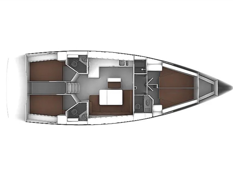 Bavaria Cruiser 46 charter bareboat or captained in  Sukošan