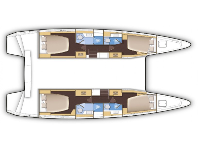 Boat rental Lagoon Lagoon 42 in Porto Pollo on Samboat