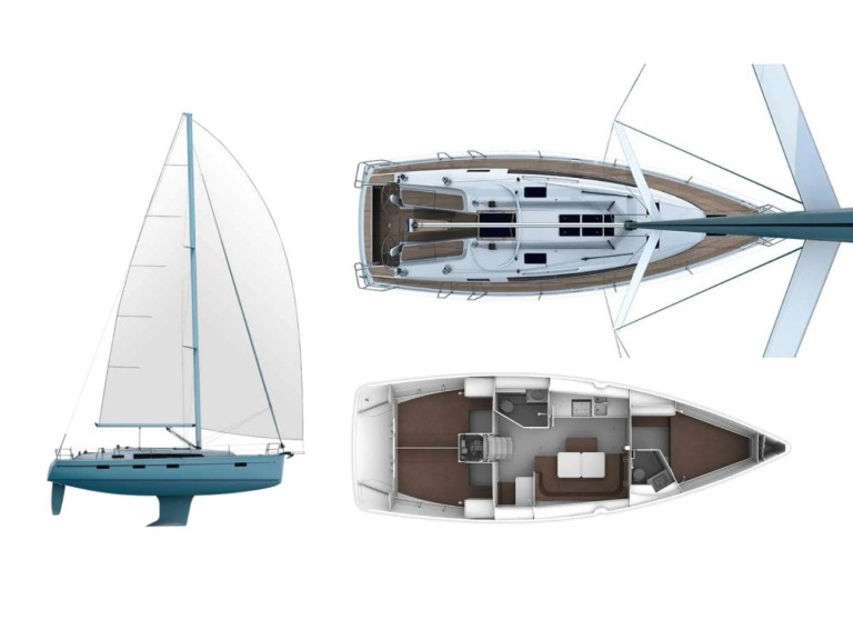 Sailboat rental in Lávrio - Bavaria Cruiser 41