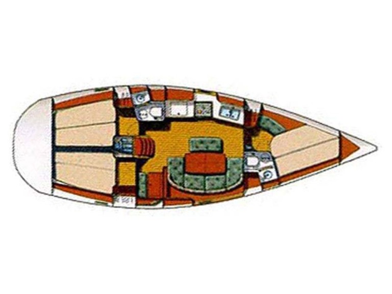 Bareboat Rental Sailboat Bénéteau with a boat licence