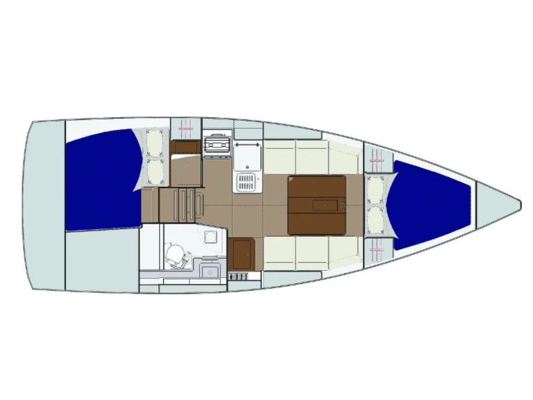 Sailboat rental in Yerseke - Dufour Dufour 310 Grand Large
