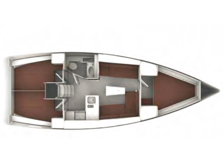 Bareboat Rental Sailboat Bavaria with a boat licence