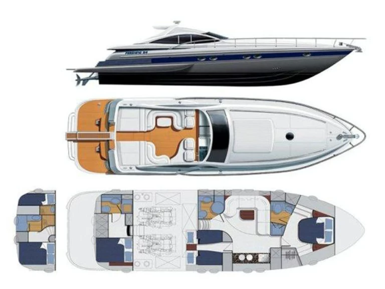 Boat rental Pershing Pershing 54 Open in Órmos Bay on Samboat