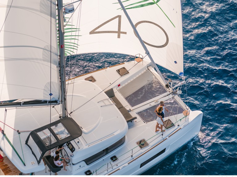 Bareboat Rental Catamaran Lagoon with a boat licence
